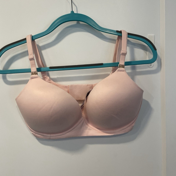 Victoria's Secret Other - Victoria's Secret Body By Victoria No Wire Nursing Bra Sz 34DDD Pink Lined NWOT